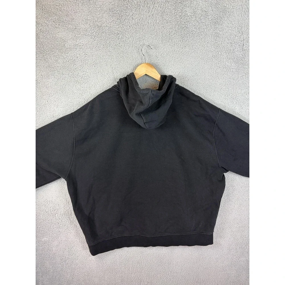 Jordan Hoodie Men 2XL Black Full Zip Fleece Sweatshirt Jumpman Nike Heavyweight